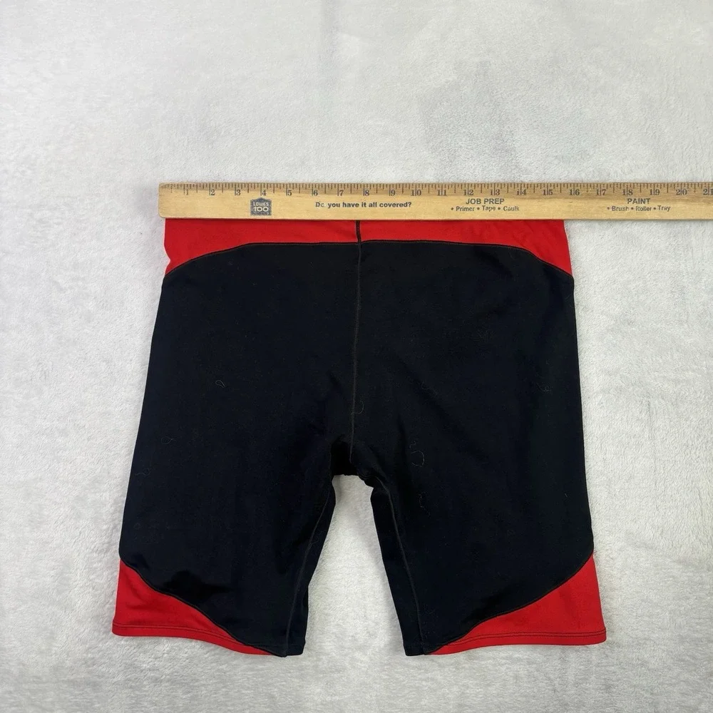 Nike Hydrastrong Swimwear Trunks Men's Size 38 Black Red